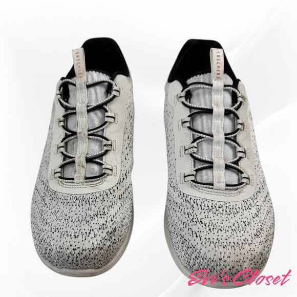 “Skechers Women’s Vapor Foam Lite Memory Foam Shoes Sz 9.5 Speckled Two-Tone” - Picture 1 of 8
